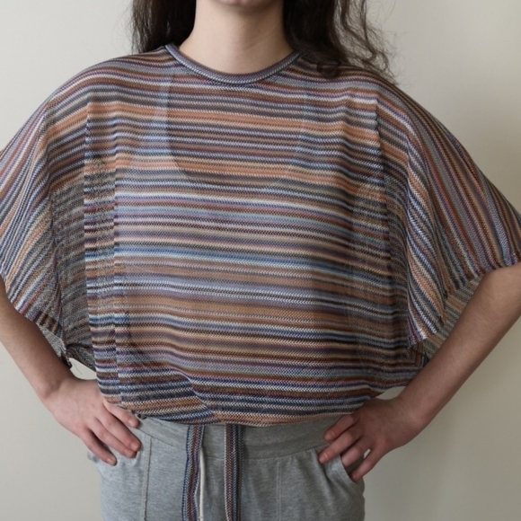 Zara Over-Size Loose Fit Earth Tone Sweater Medium - Picture 2 of 7